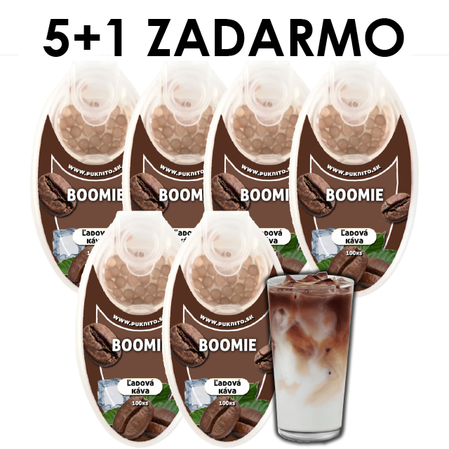 5+1 Ľadová káva Boomie - 600ks pukacie guľôčky